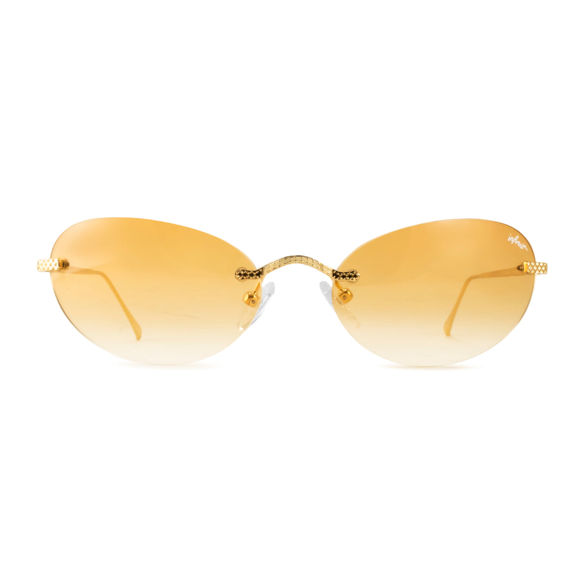 Aero Oval Gold Lente Naranja Degrade