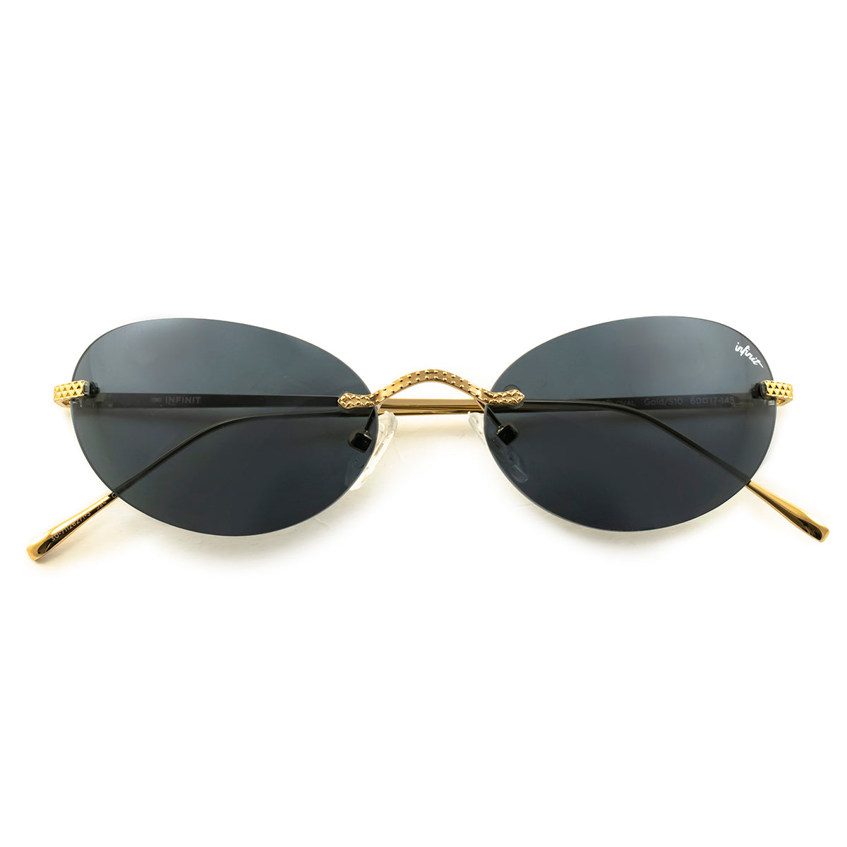 Aero Oval Gold Lente Gris