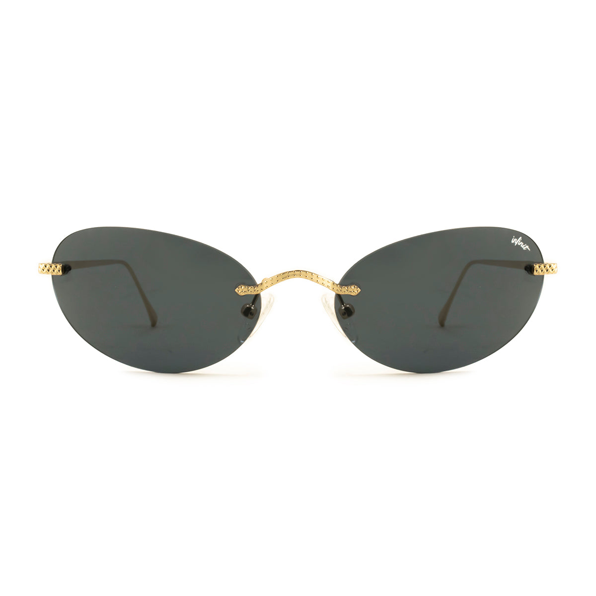 Aero Oval Gold Lente Gris