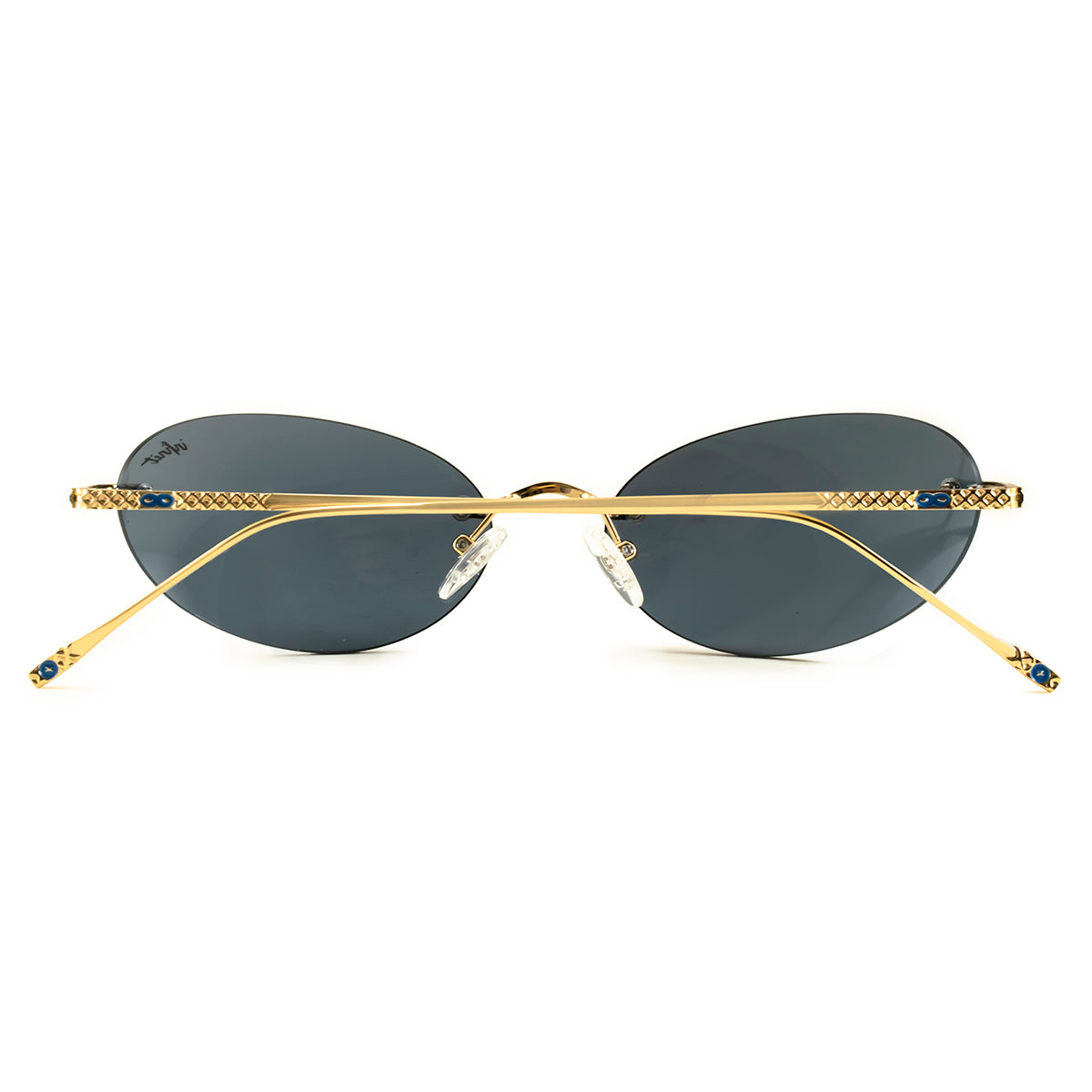 Aero Oval Gold Lente Gris