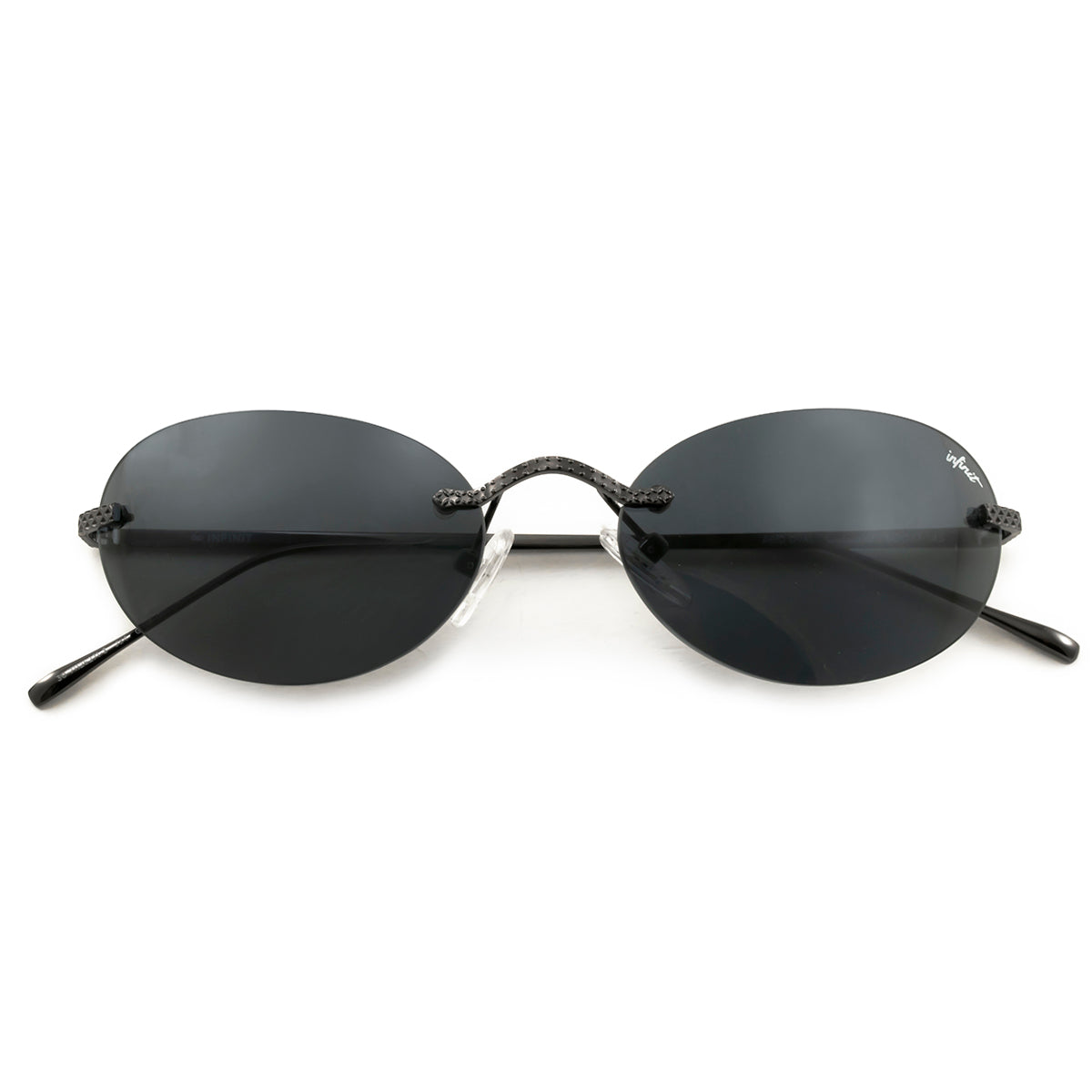 Aero Oval Gris Plomo Lente Gris