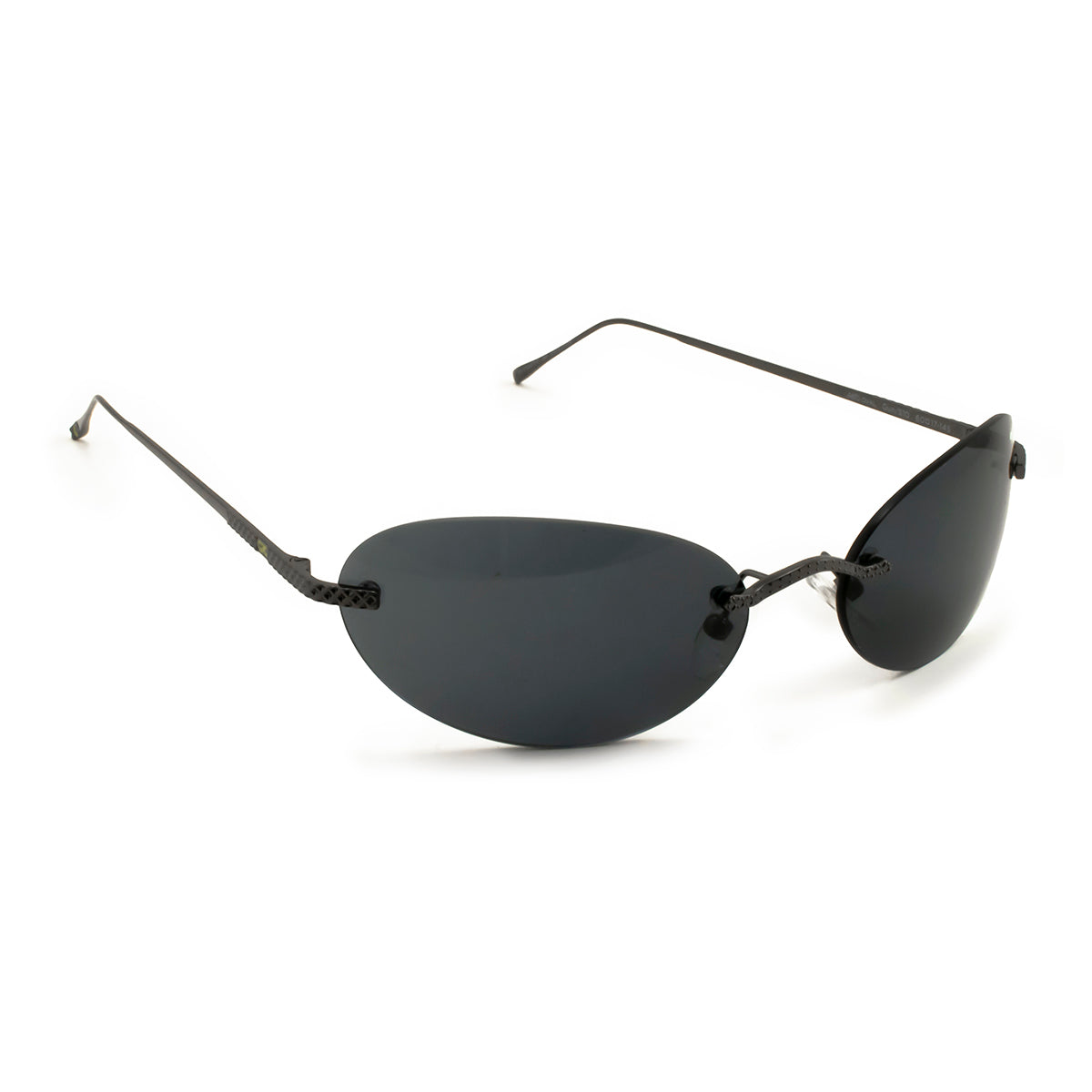 Aero Oval Gris Plomo Lente Gris