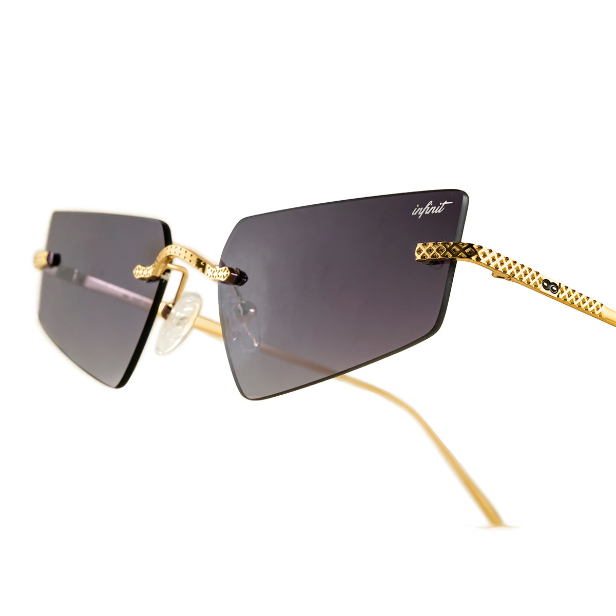 Anteojos De Sol Aero Rapid Gold Lente Gris Degrade