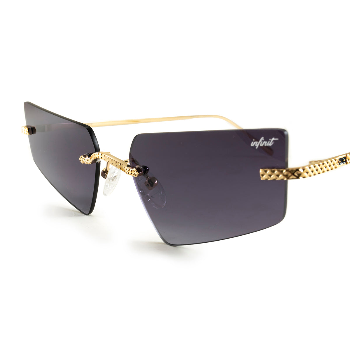 Anteojos De Sol Aero Rapid Gold Lente Gris Degrade