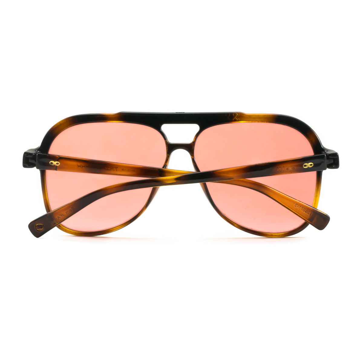 Anteojos De Sol Triple Xxx Carey Lente Rosa