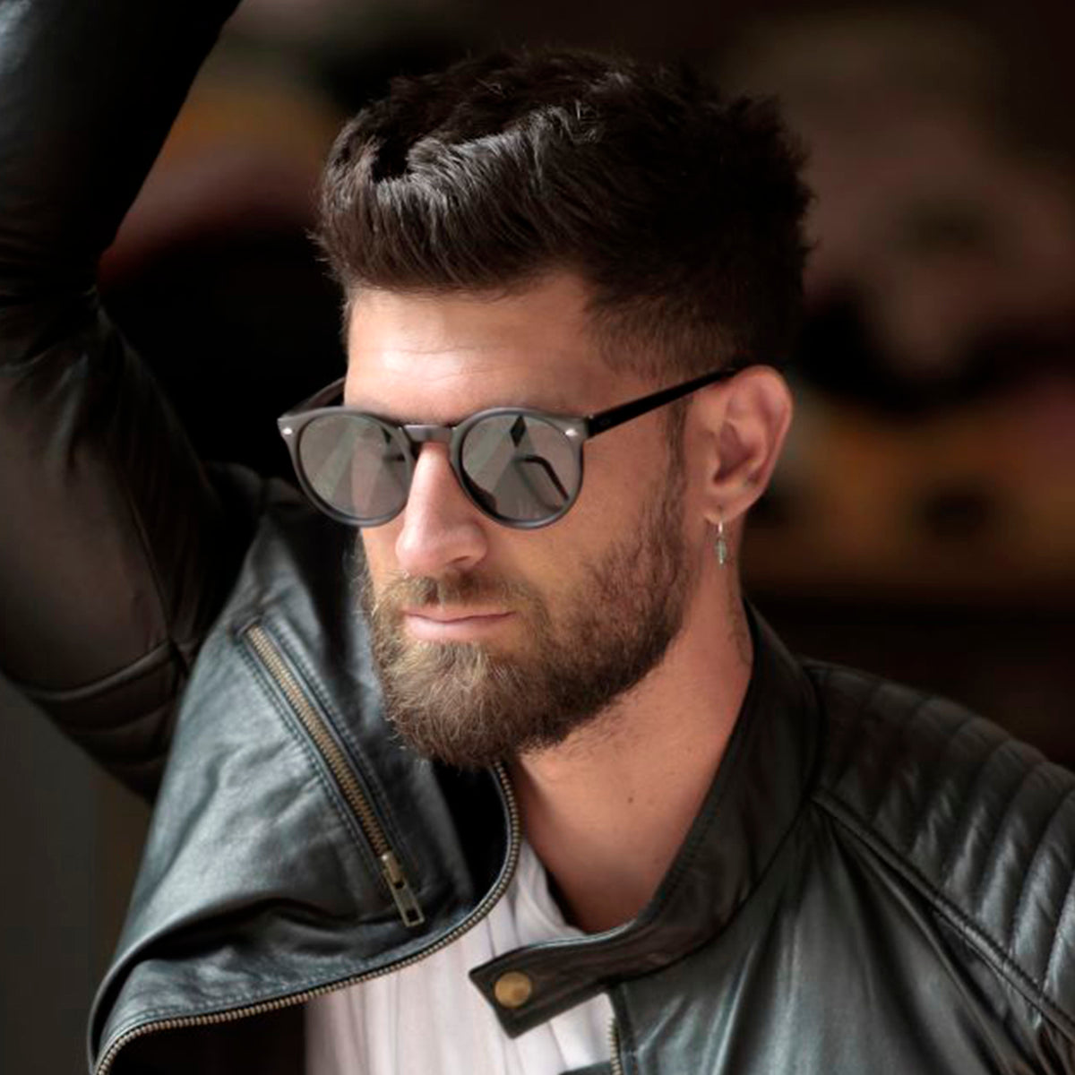 Tulum Negro Mate Lente Gris