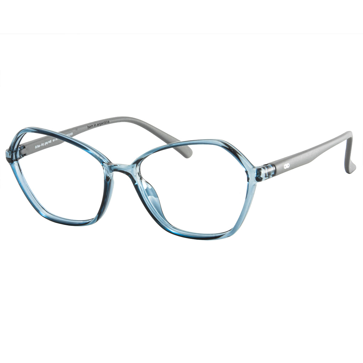 Armazon Vancouver Translúcido Azul Pastel Gris Mate