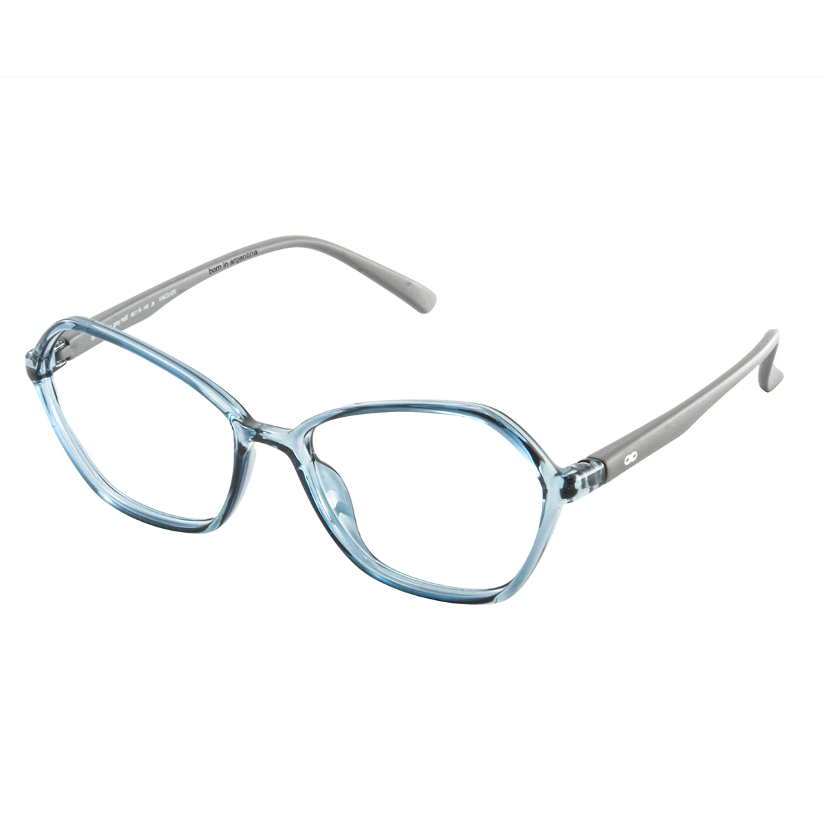 Armazon Vancouver Translúcido Azul Pastel Gris Mate