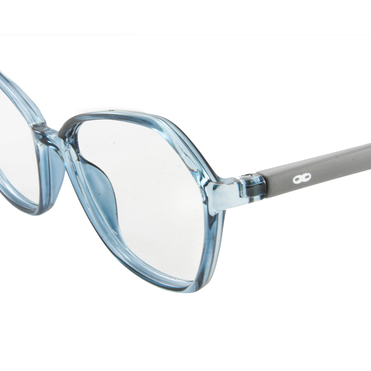 Armazon Vancouver Translúcido Azul Pastel Gris Mate