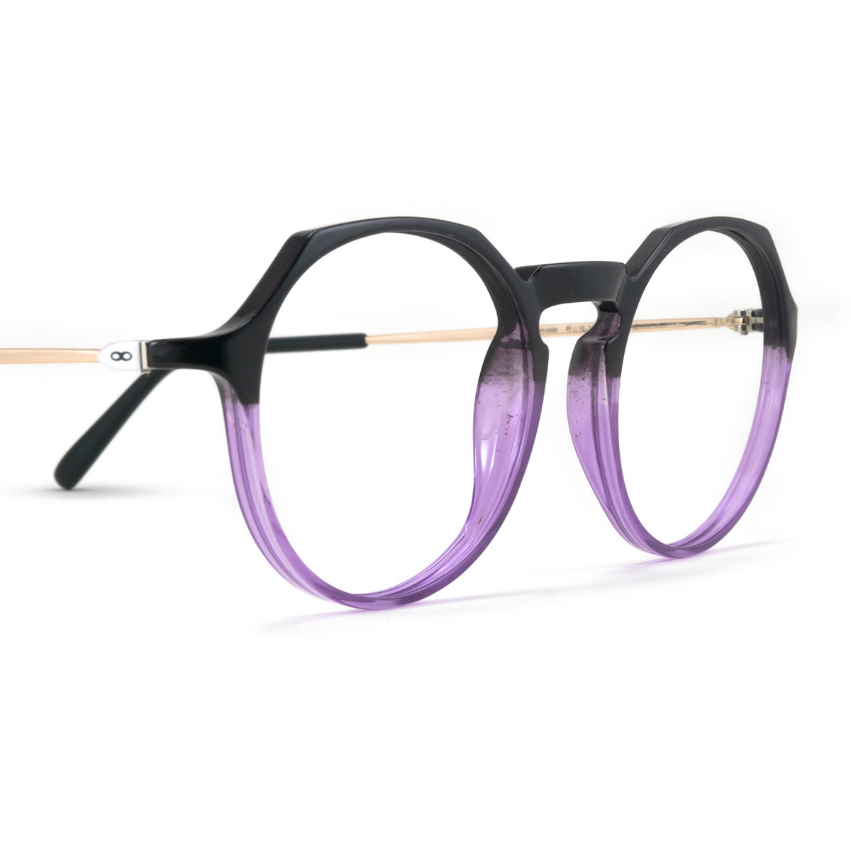 Armazon X02 Negro Brillo Violeta
