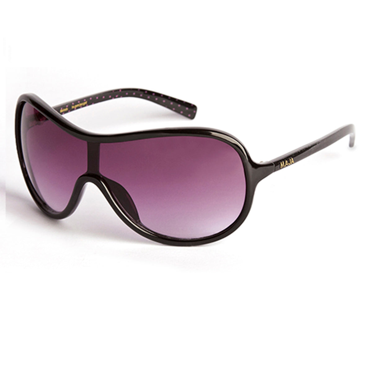 Maja Melinda Negro Brillo Lente Purpura Degrade