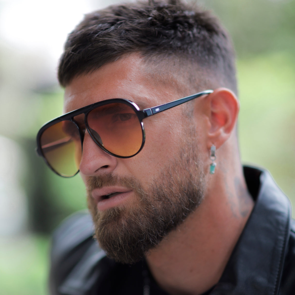 Paris Negro Brillo Lente Sunset Degradé