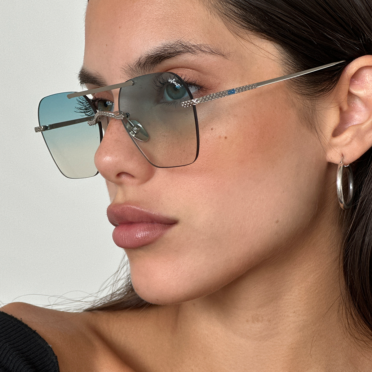 Lentes plateados hotsell