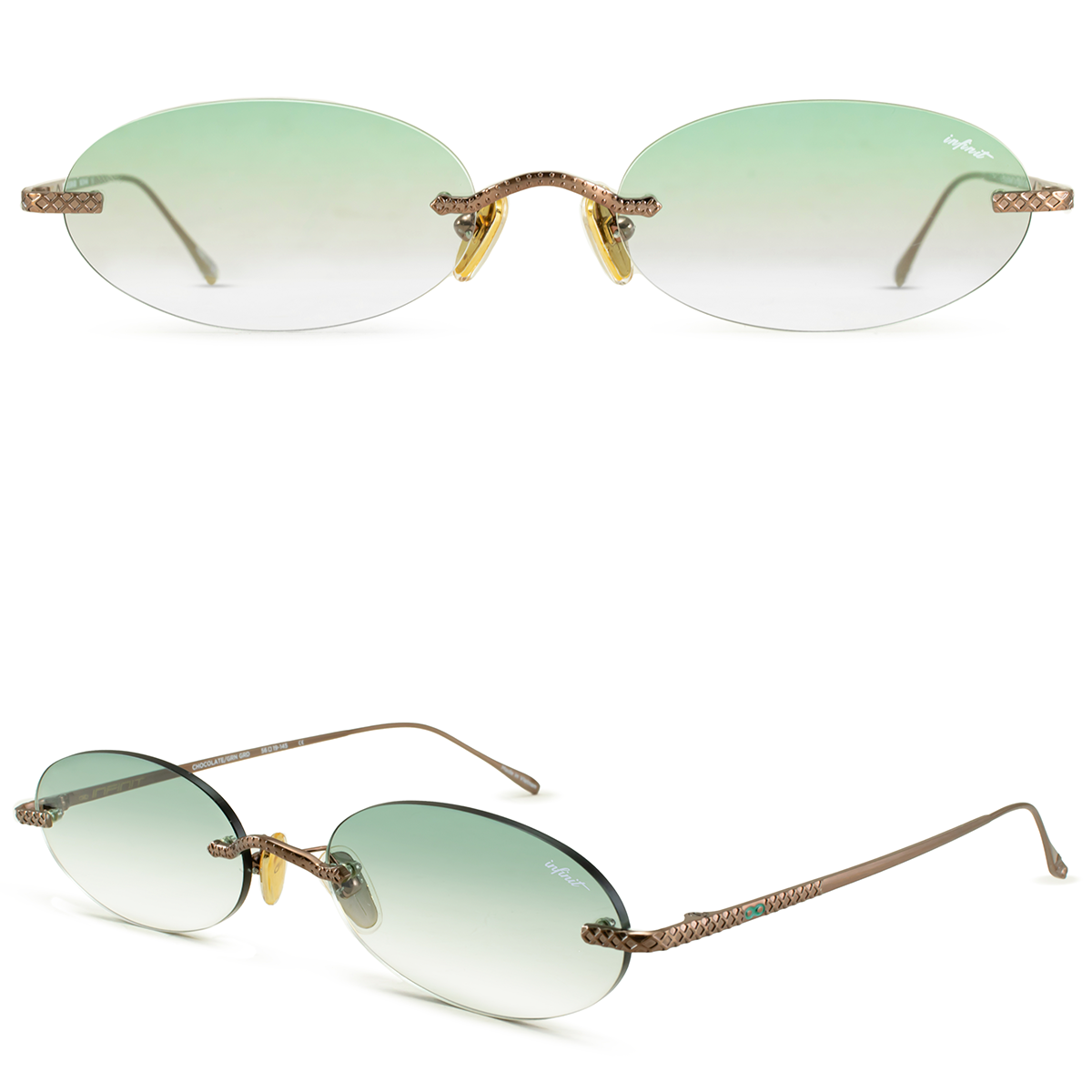 Aero Quo Chocolate Lente Verde Degrade