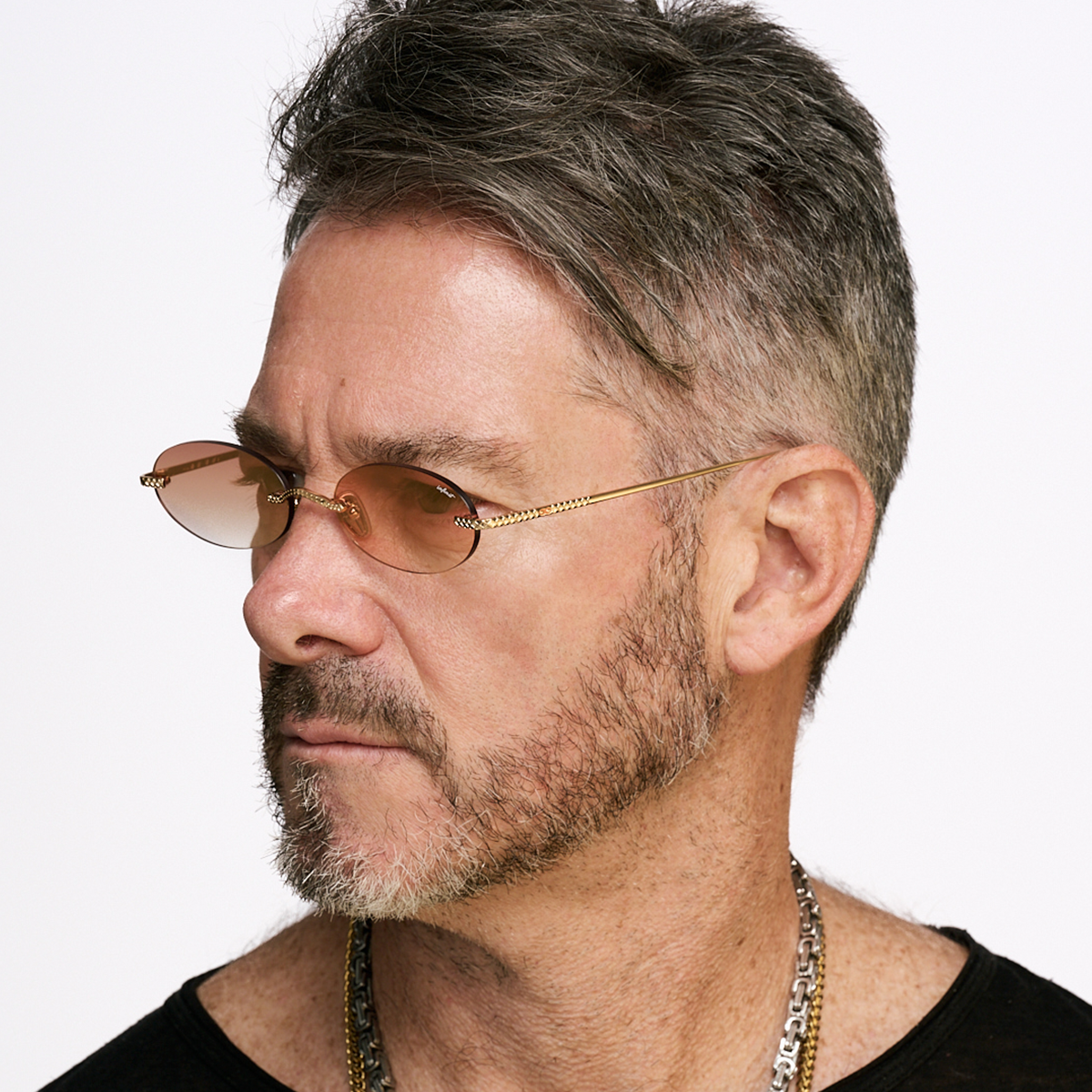 Aero Quo Dorado Lente Suave Espejada Naranja