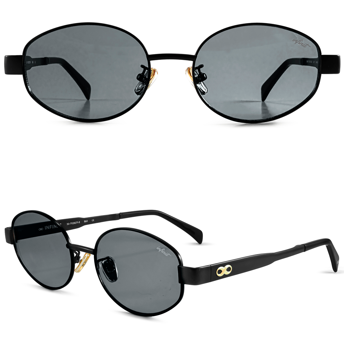 Alaska Negro Lente Gris