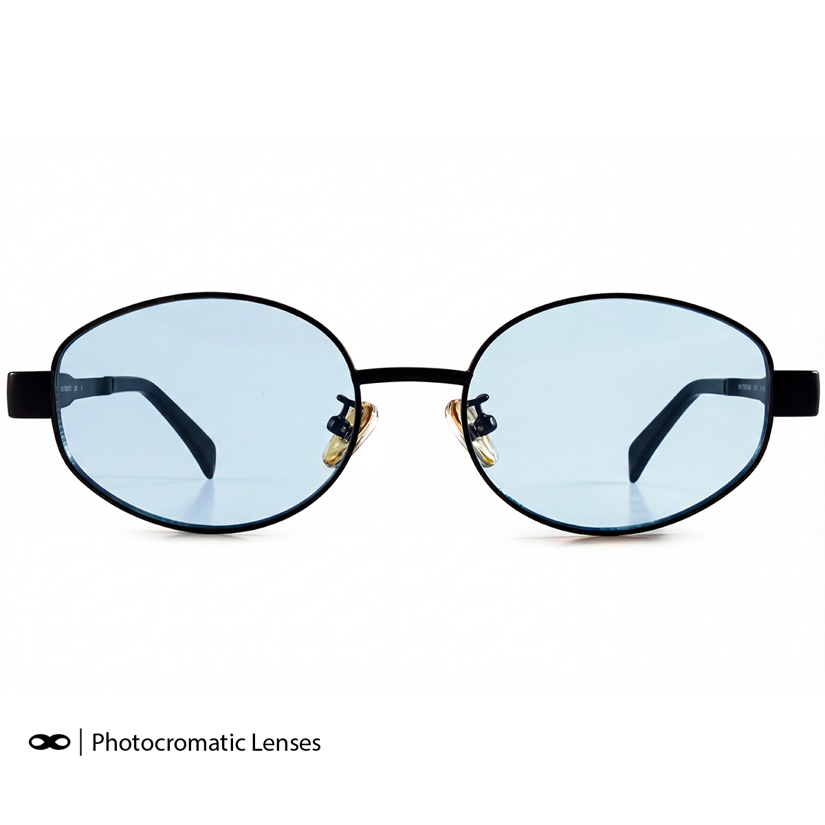 Anteojos Fotocromaticos Alaska Negro Lente Turquesa