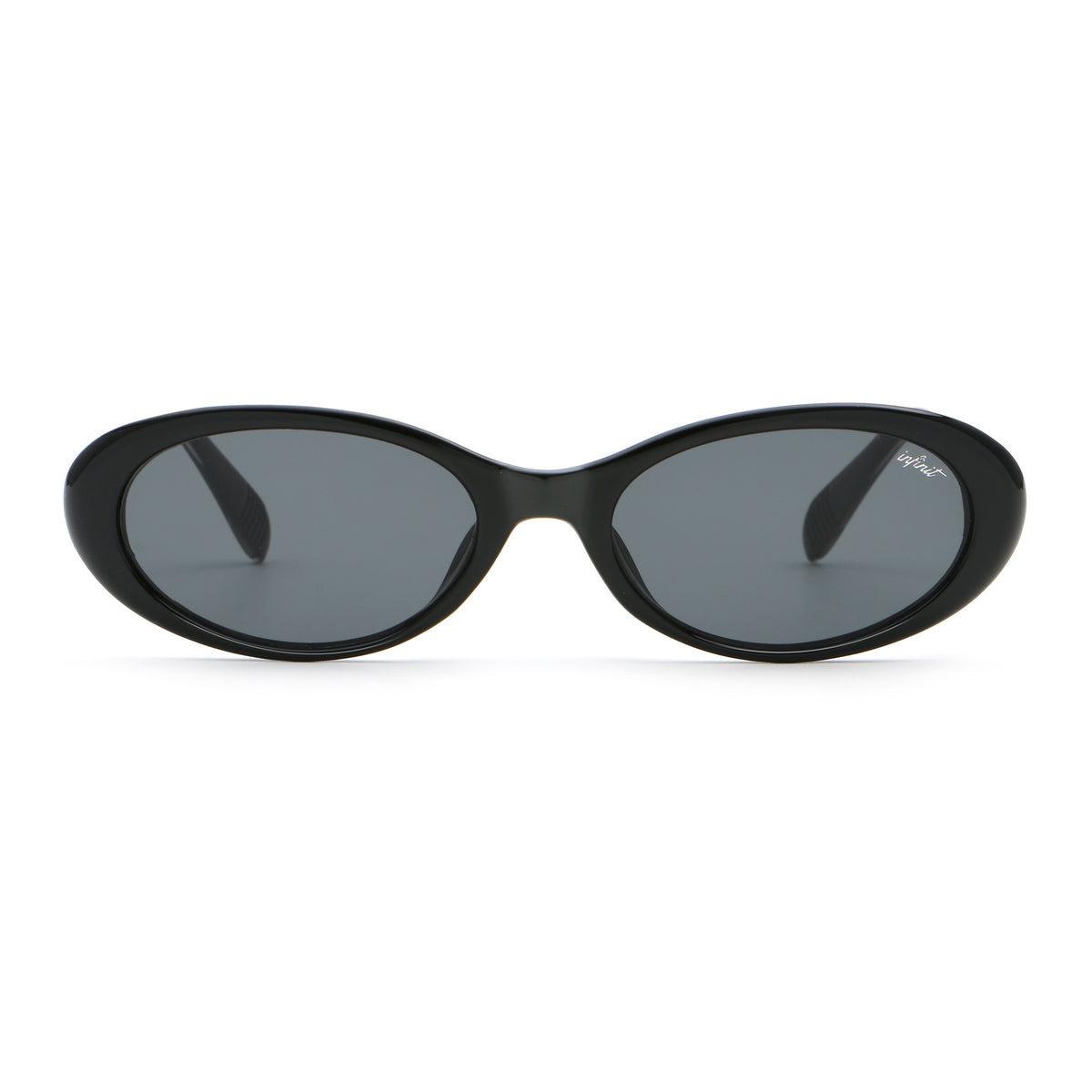 Alba Negro Brillo Lente Gris