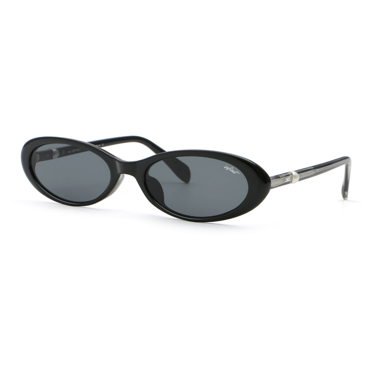 Alba Negro Brillo Lente Gris