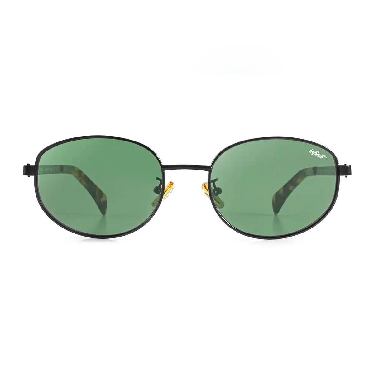 Anteojos De Sol Anglet Negro Lente Verde By Pampita