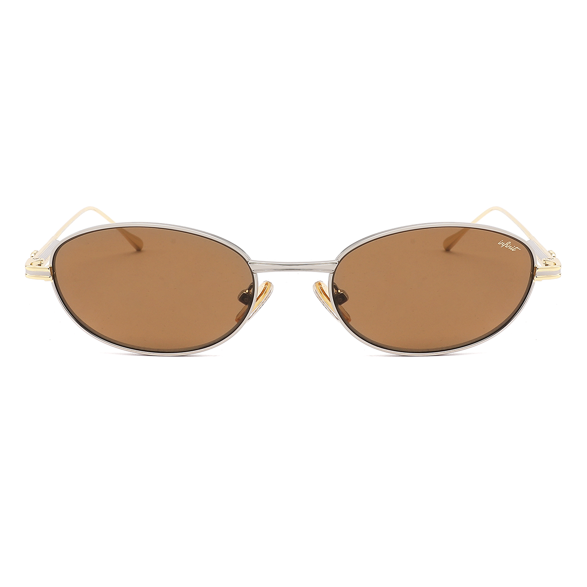Atlantica Plateado Lente Marron