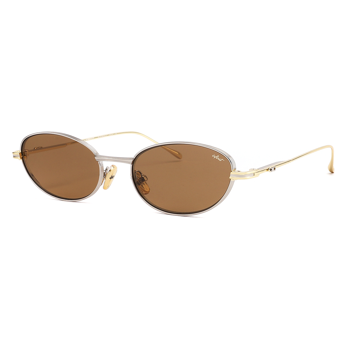 Atlantica Plateado Lente Marron