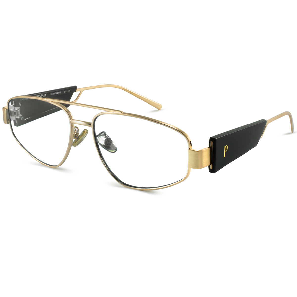 Armazon Baku Negro Dorado By Pampita