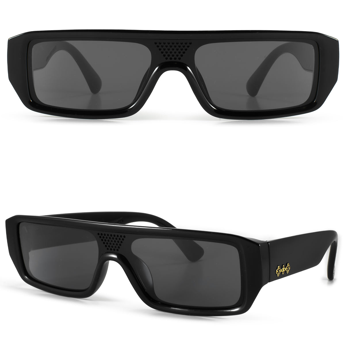 Beijing Negro Brillo Lente Gris