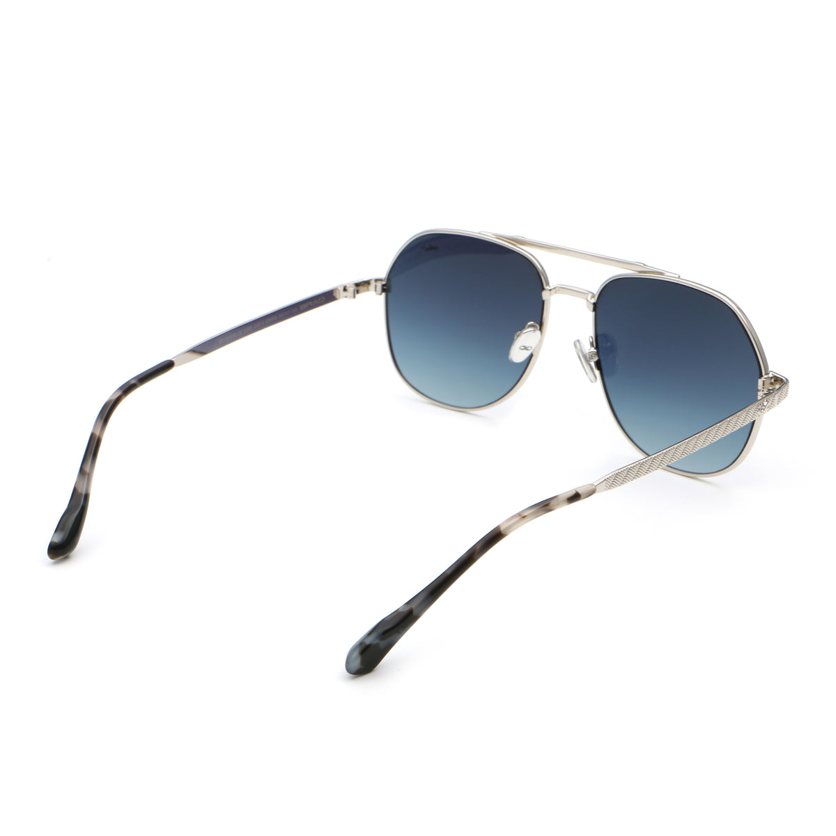 Brad Plateado Lente Azul Degrade