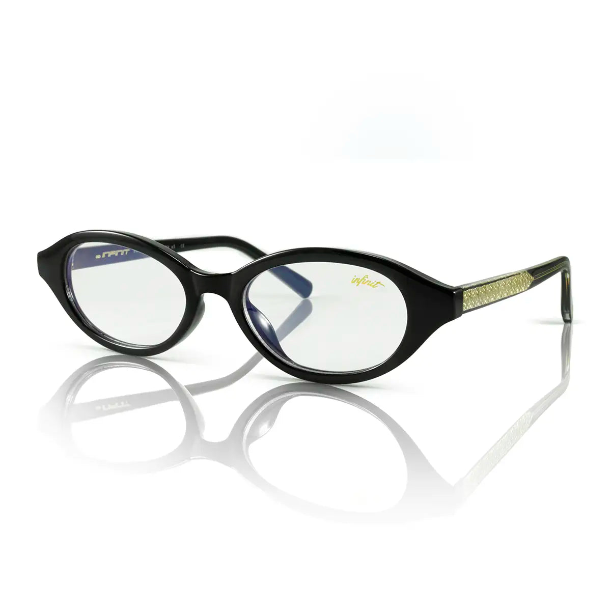 Anteojos Filtro Luz Azul Brigitte Negro Brillo con Antireflejo