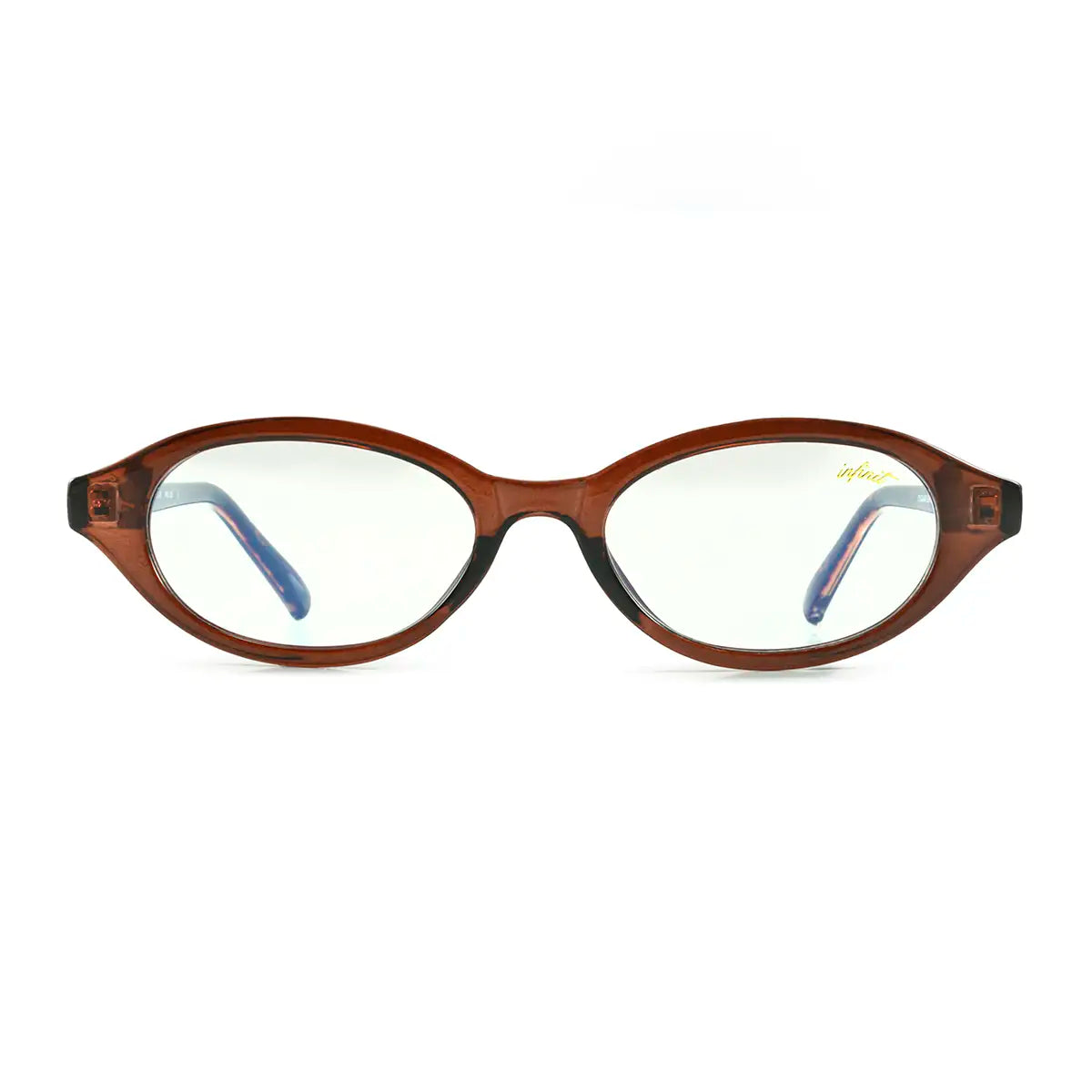 Anteojos Filtro Luz Azul Brigitte Cigar con Antireflejo