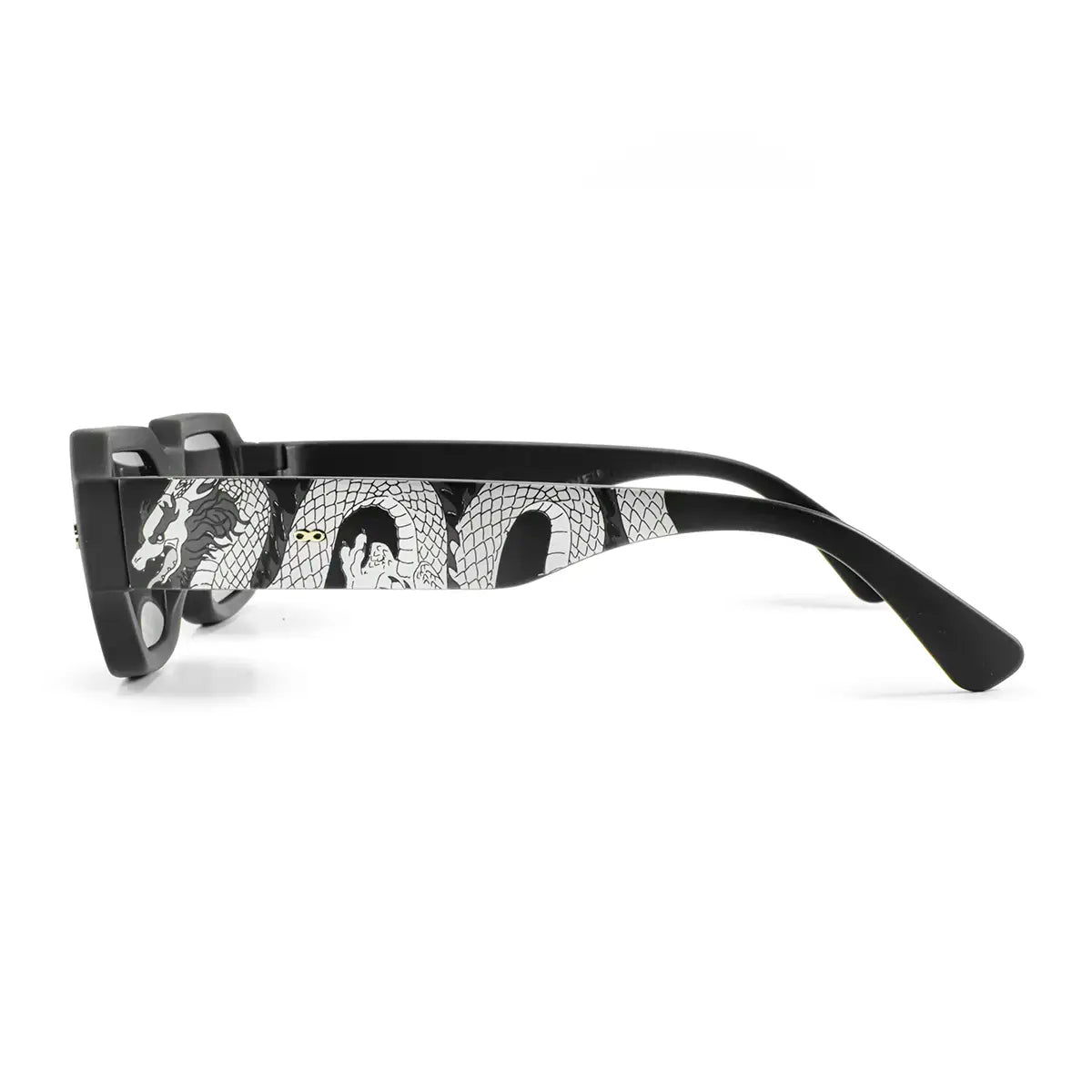 Bronx Dragon Silver Negro Mate Lente Gris