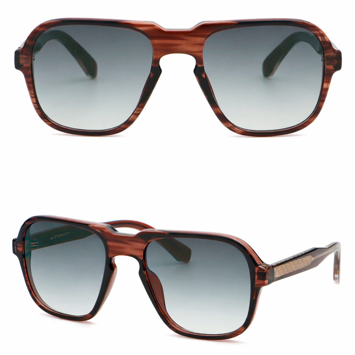 Burdeos Carey Wood Lente Gris Degrade