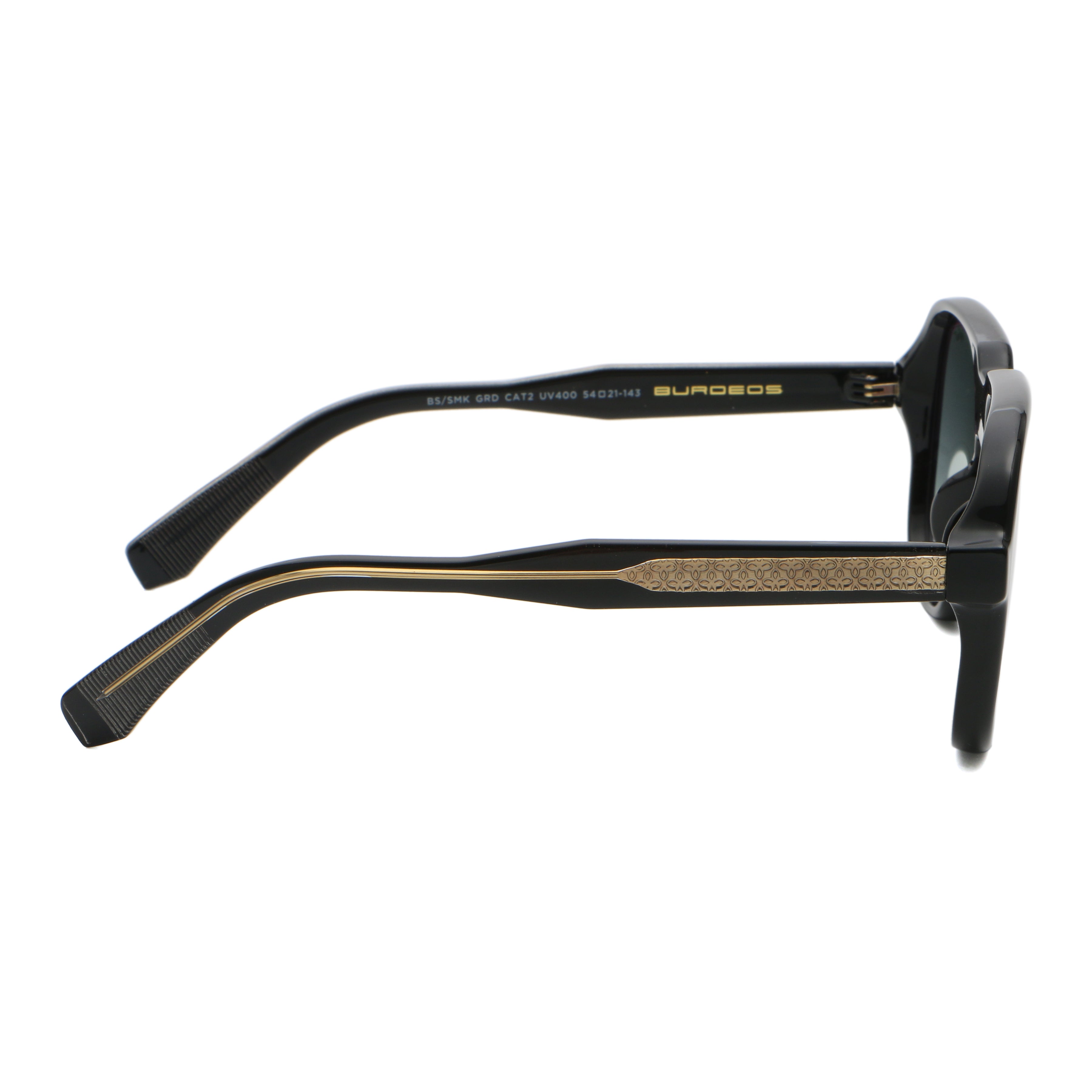 Burdeos Negro Brillo Lente Gris Degrade