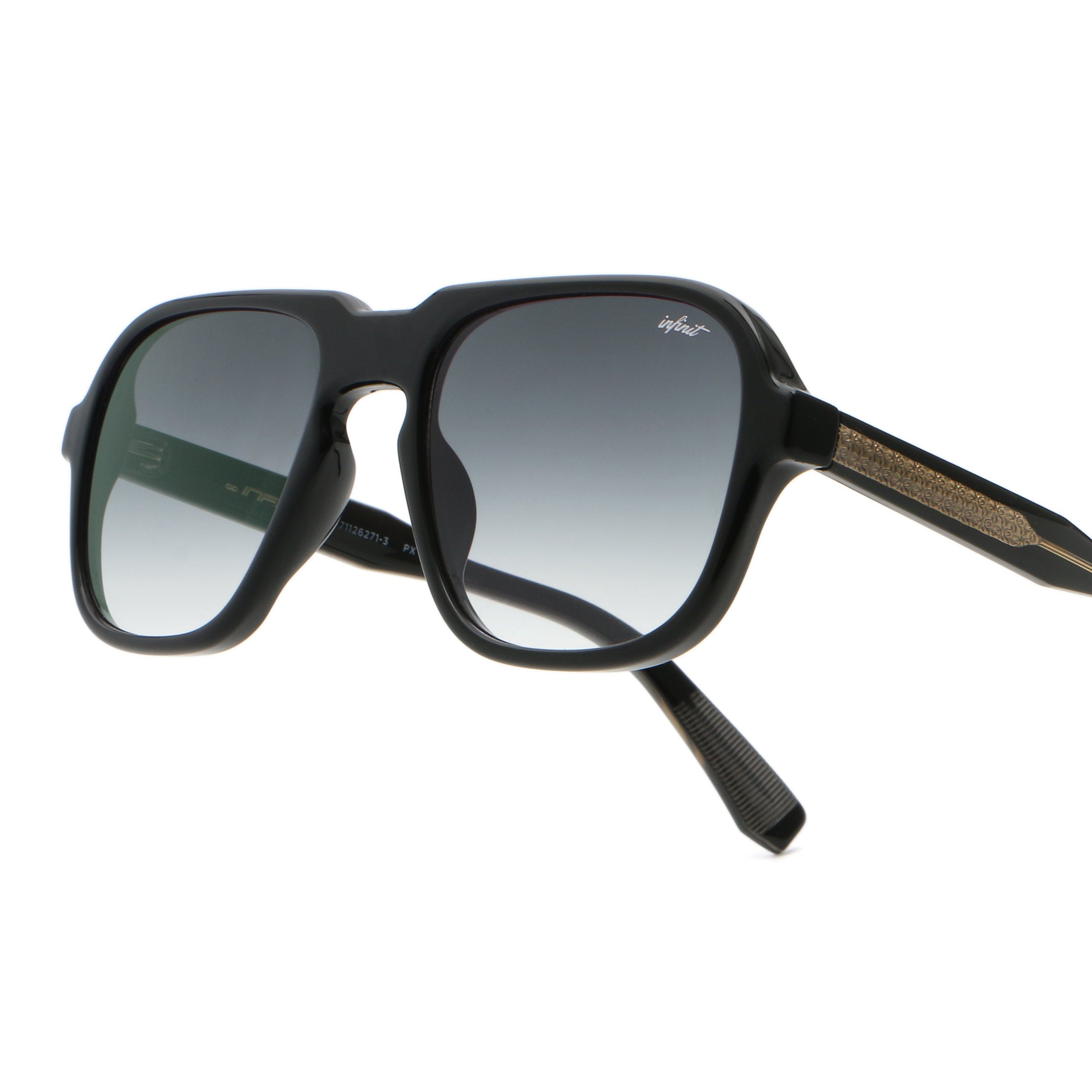 Burdeos Negro Brillo Lente Gris Degrade