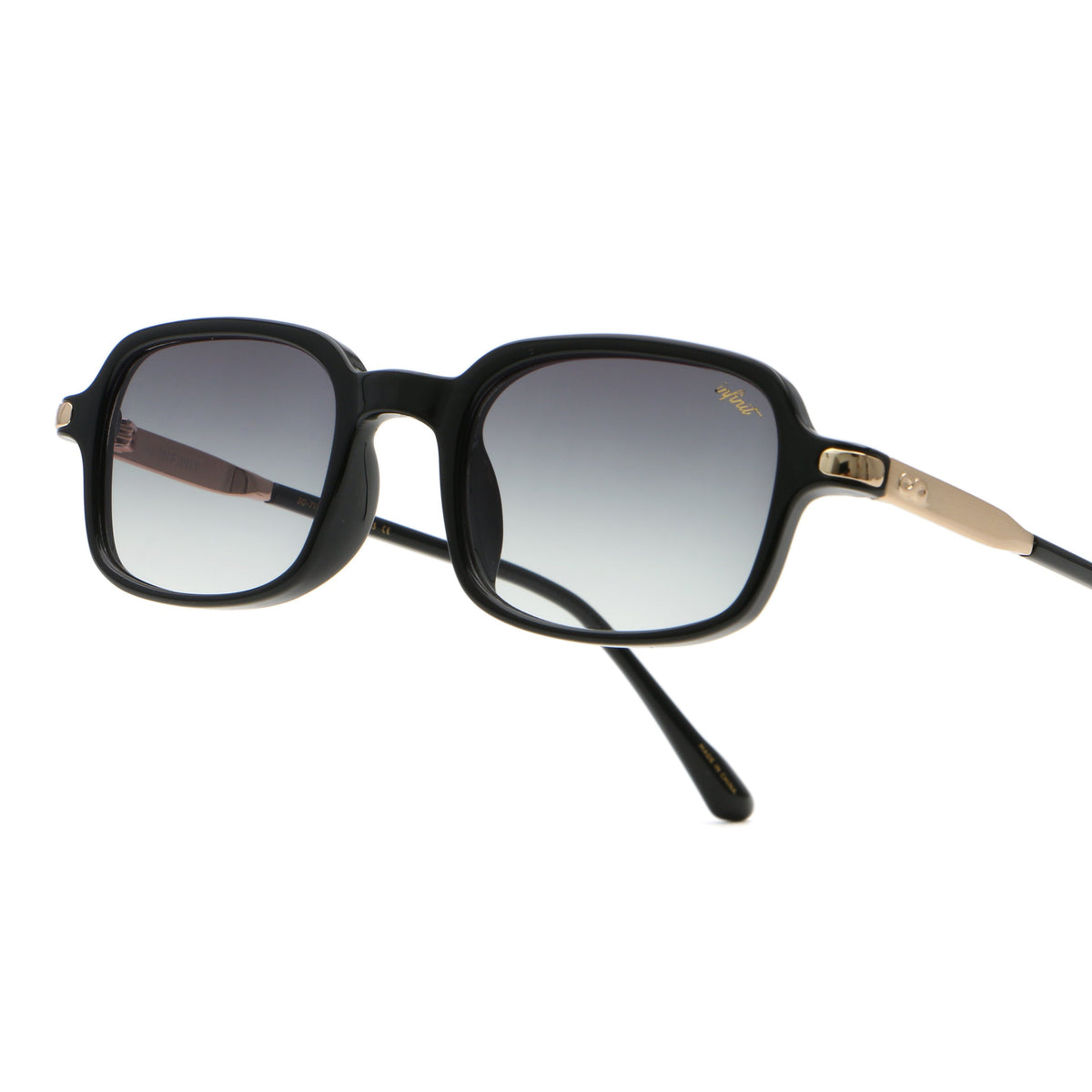 Cairo Negro Brillo Lente Gris Degrade