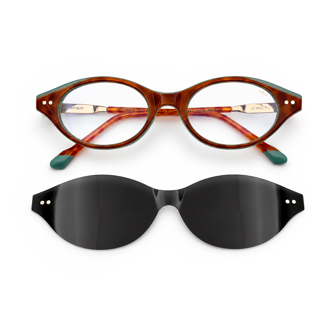 CALI CLIP ON – Filtro de Luz Azul + Clip Solar Gris – Carey Rubio