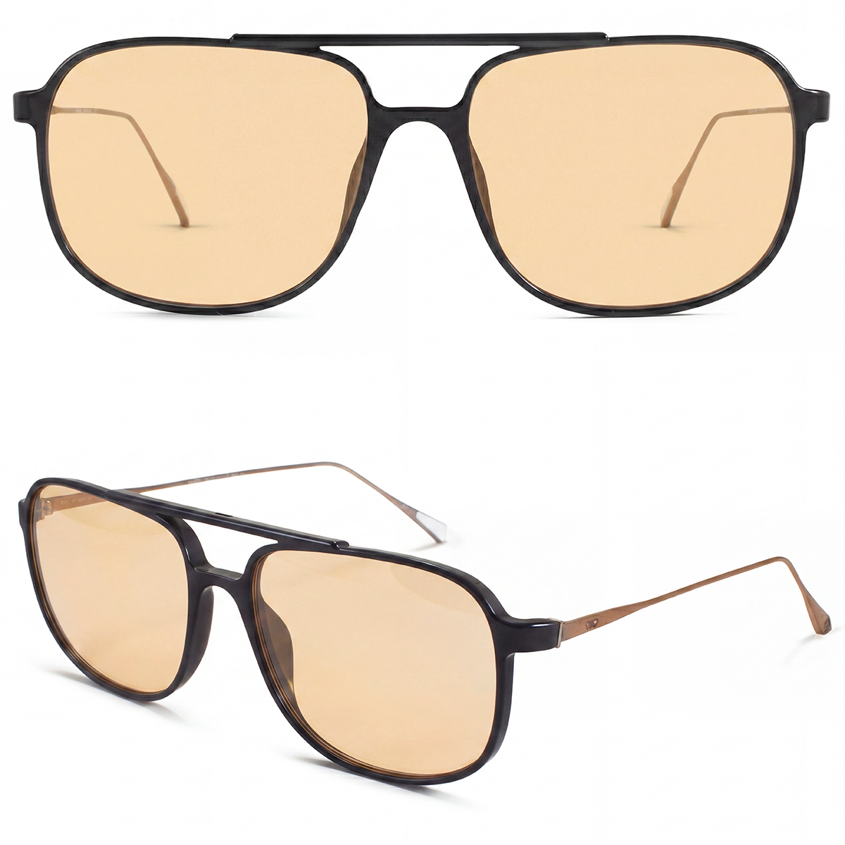 Caravan Negro Brillo Lente Tostado