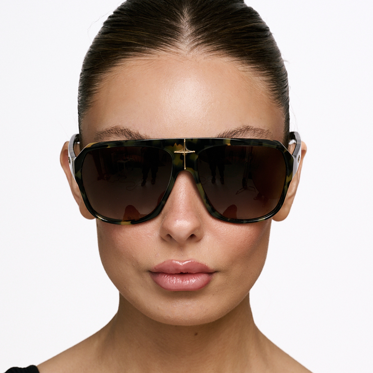 Cruz Carey Verde Lente Marron Degrade