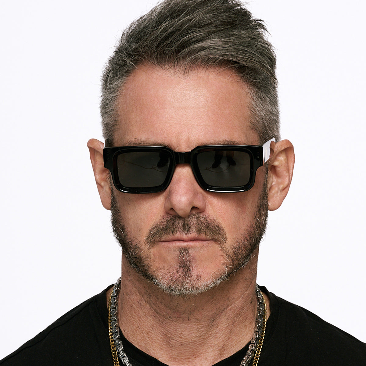 Exclamation Negro Brillo Carey Lente Verde Polarizado