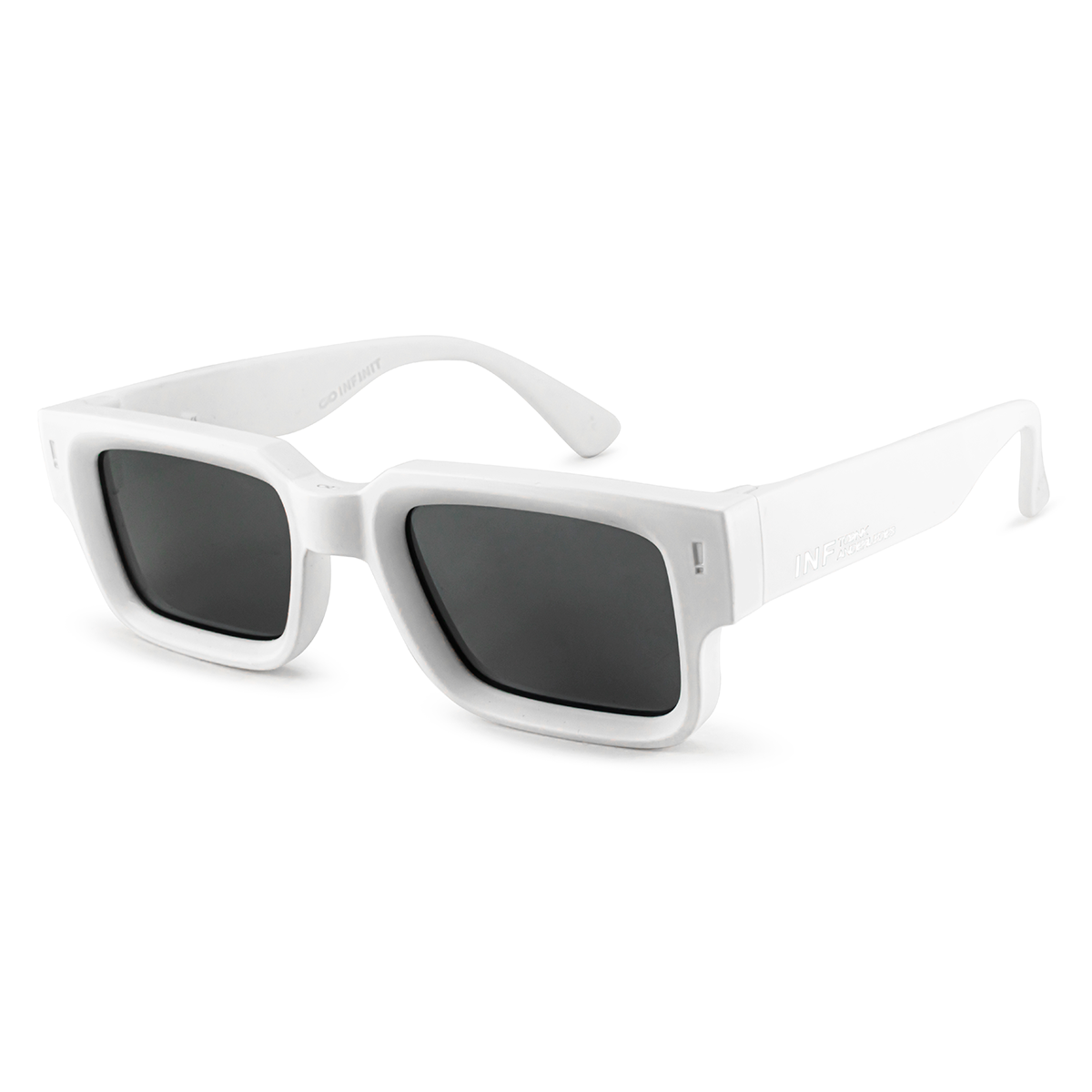 Exclamation Blanco Mate Lente Gris