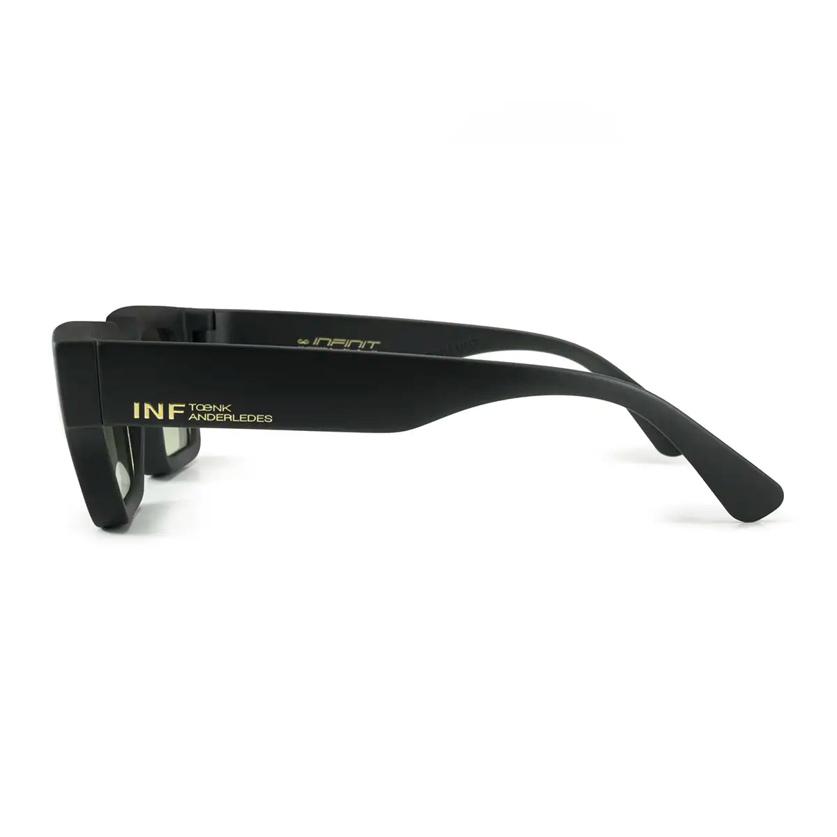 Exclamation Negro Mate Lente Verde Musgo
