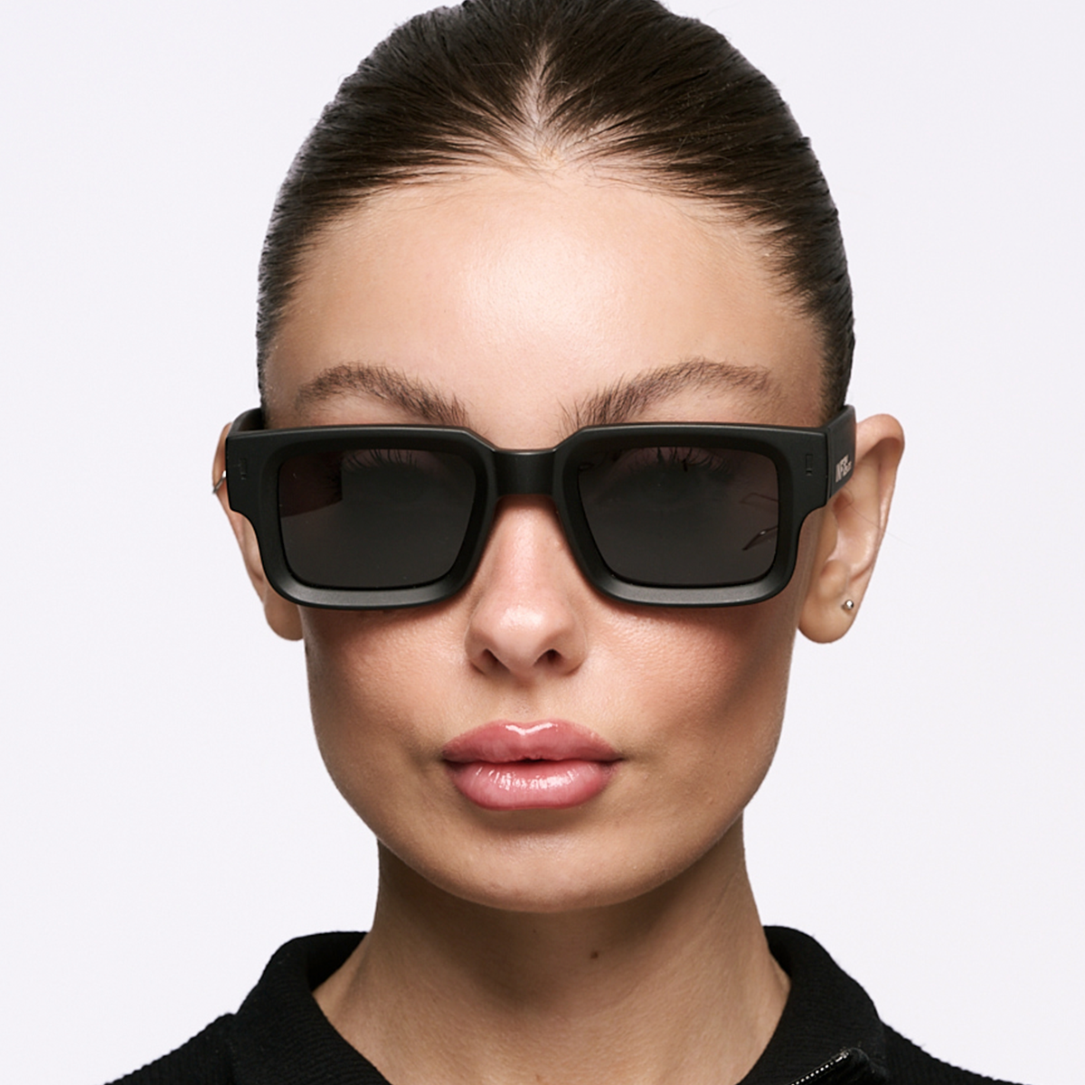 Exclamation Floating Negro Mate Lente Gris Polarizado