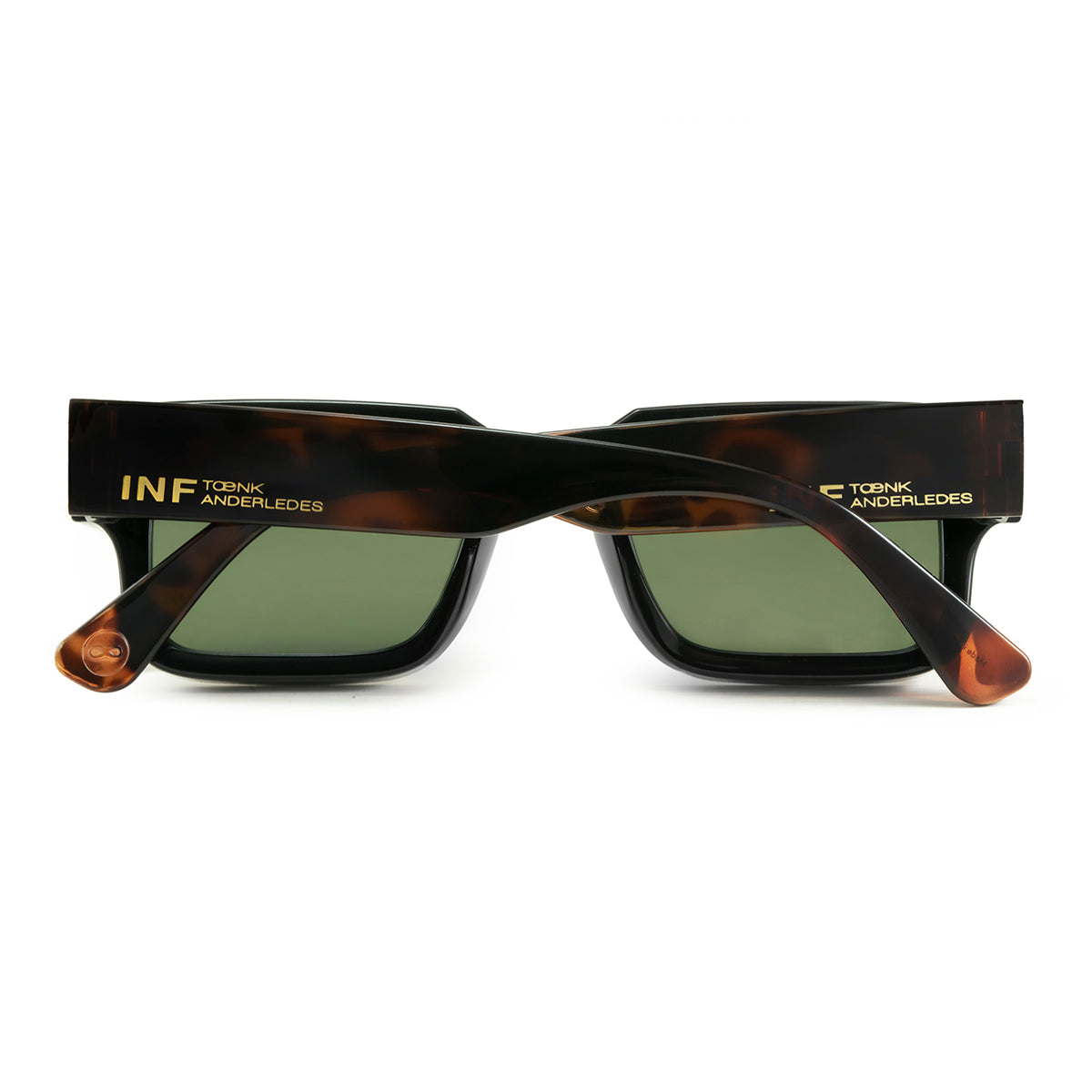 Exclamation Negro Brillo Carey Lente Verde Polarizado