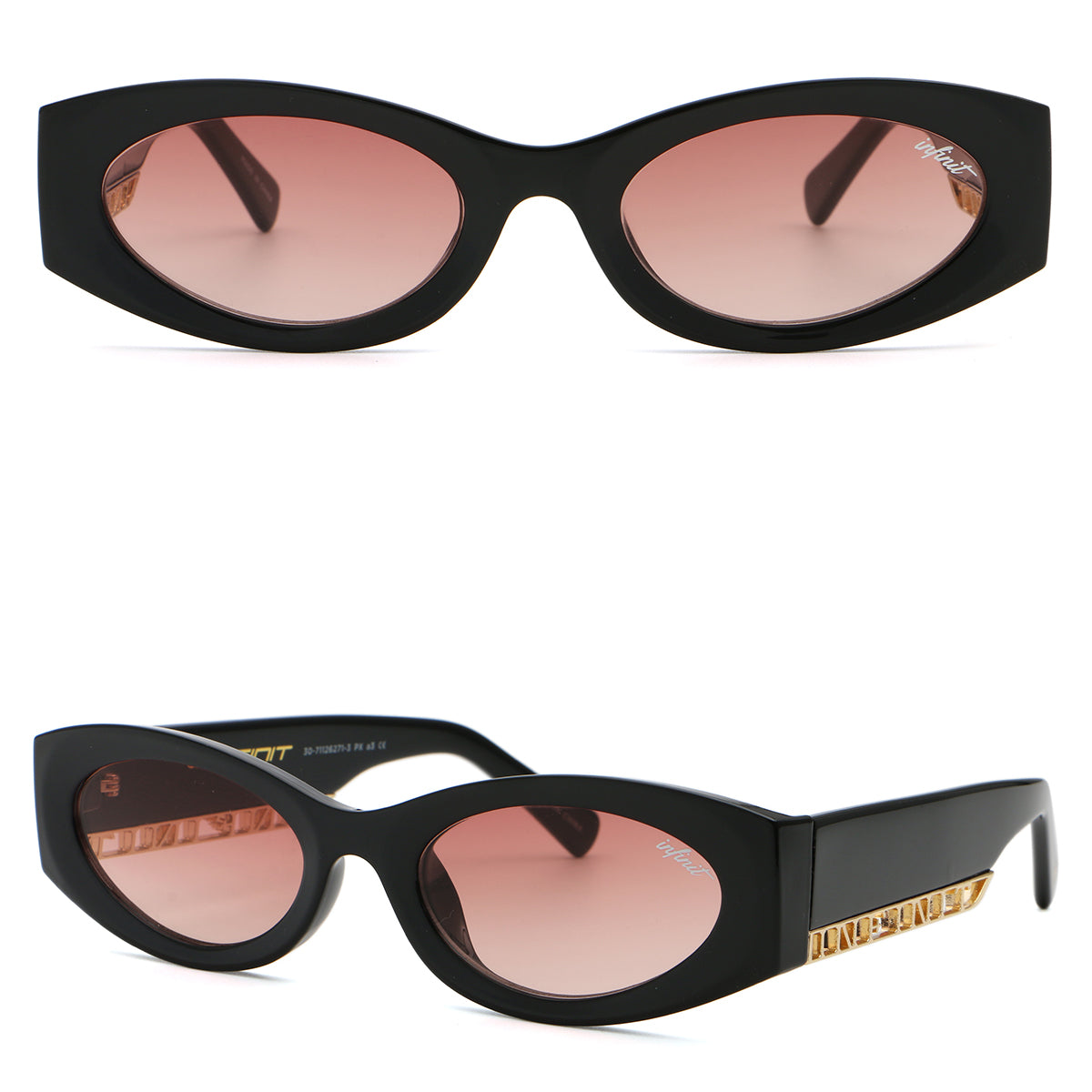 Florida Negro Brillo Lente Malbec Degrade