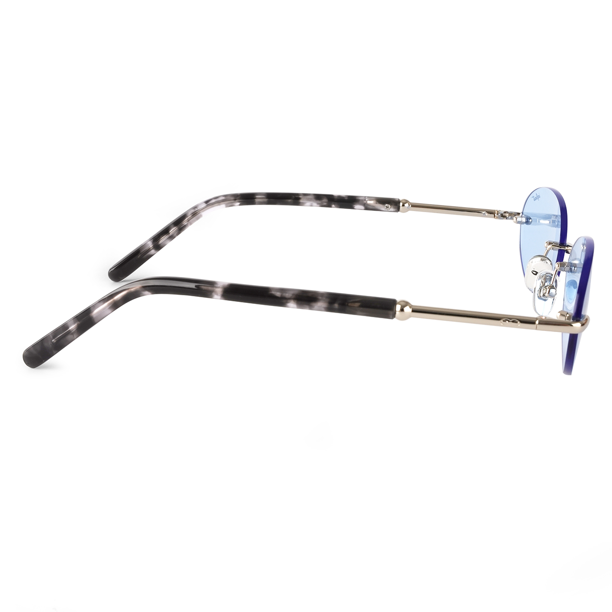Fluge Plateado Lente Celeste
