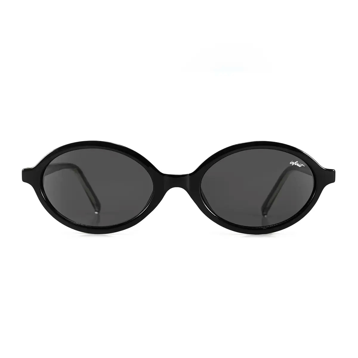 Anteojos De Sol Fokus Negro Brillo Lente Gris