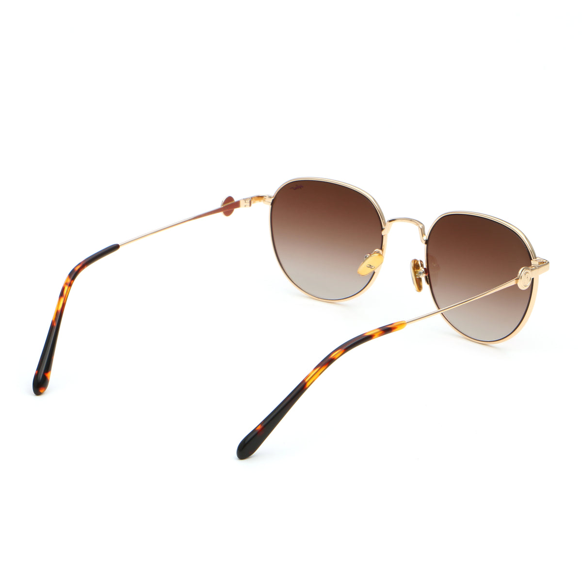 Gaia Dorado Lente Marron Degrade By Pampita