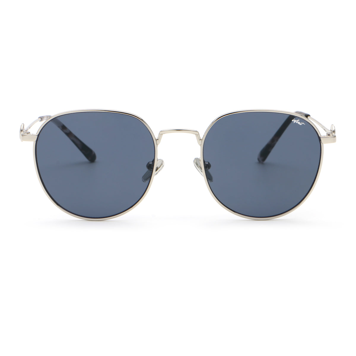 Gaia Plateado Lente Azul By Pampita