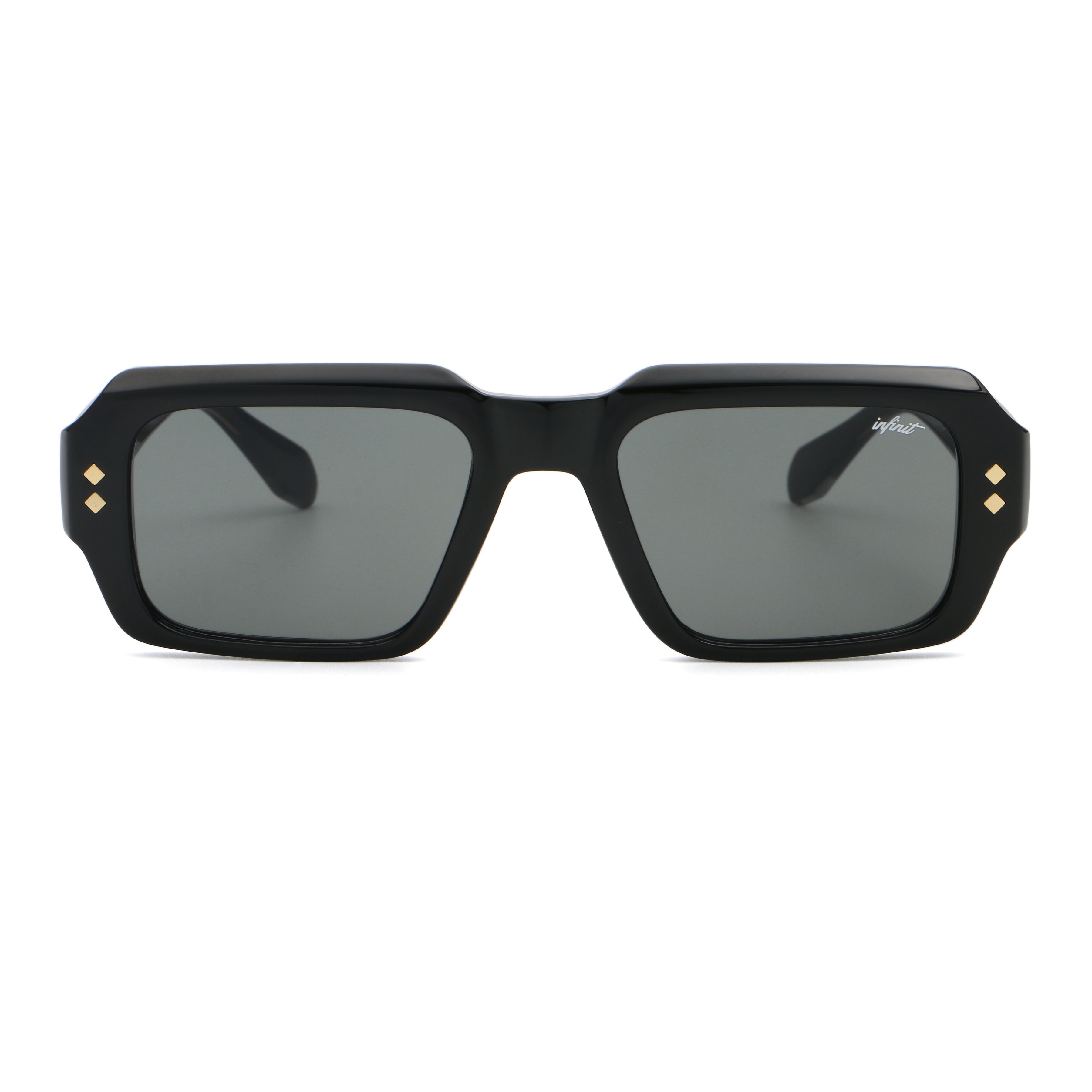 Houston Negro Brillo Lente Gris